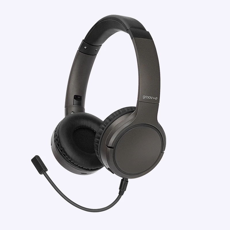 Wireless Headphones with Detachable Boom Mic1