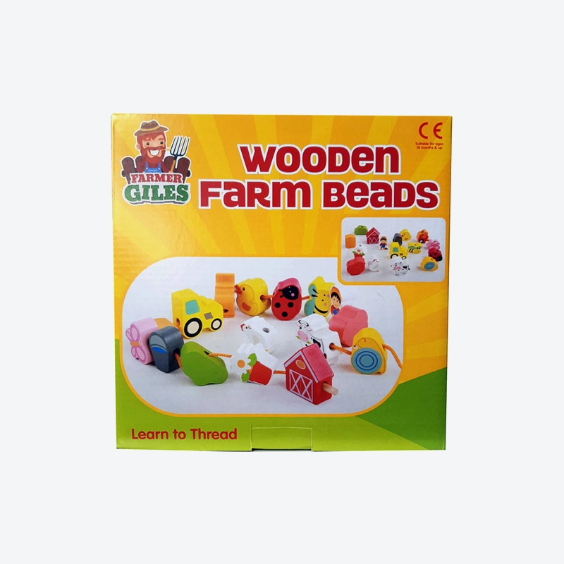 WOODEN FARM BEADS